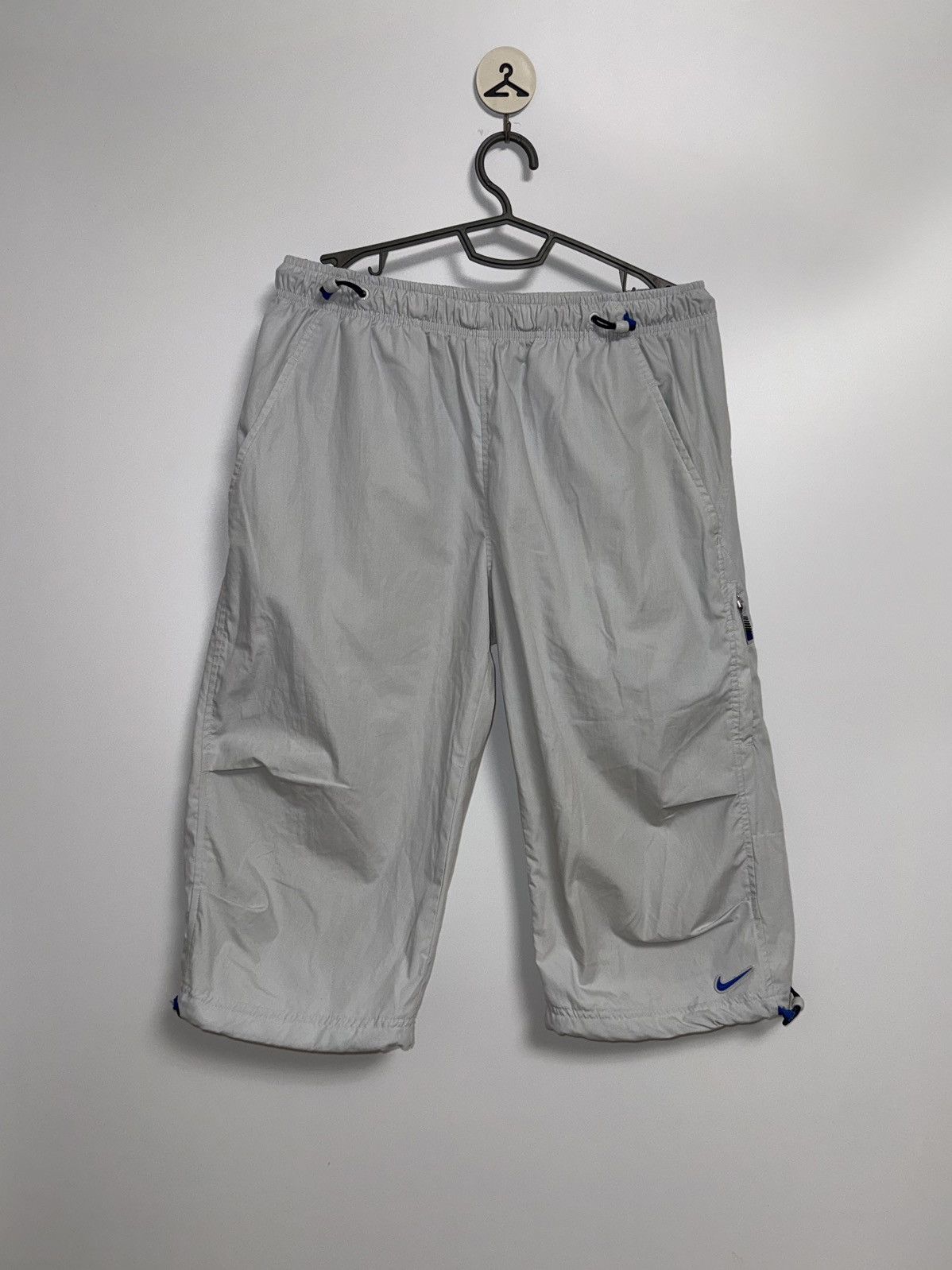 Nike Vintage 2000s Nike Airmax Longline Nylon Y2K Shorts Size US 32 / EU 48 - 1 Thumbnail