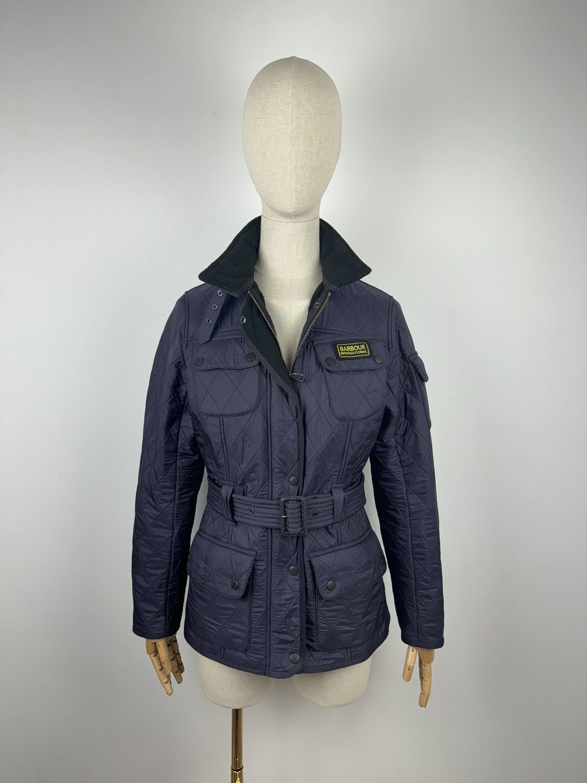 Barbour × Vintage Men’s Vintage Barbour International Polarquilt Jacket size 8 Size M / US 6-8 / IT 42-44 - 2 Thumbnail