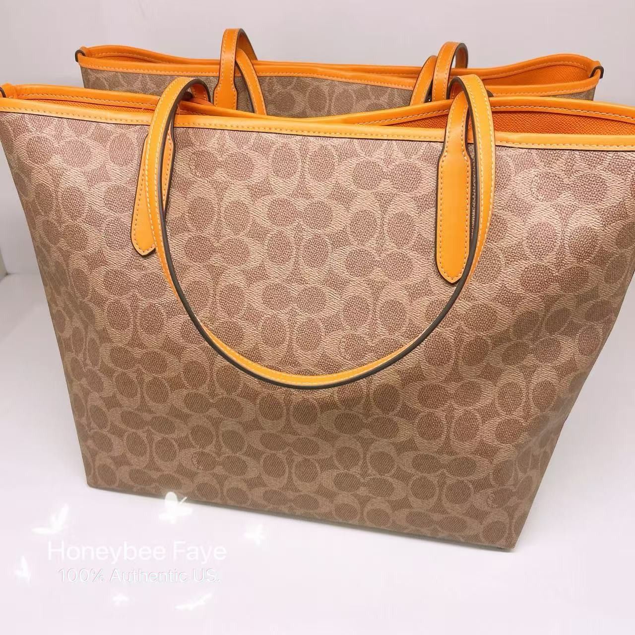 Coach City Tote Bag In Signature Canvas With Star Charm CBH77 Size ONE SIZE - 2 Thumbnail