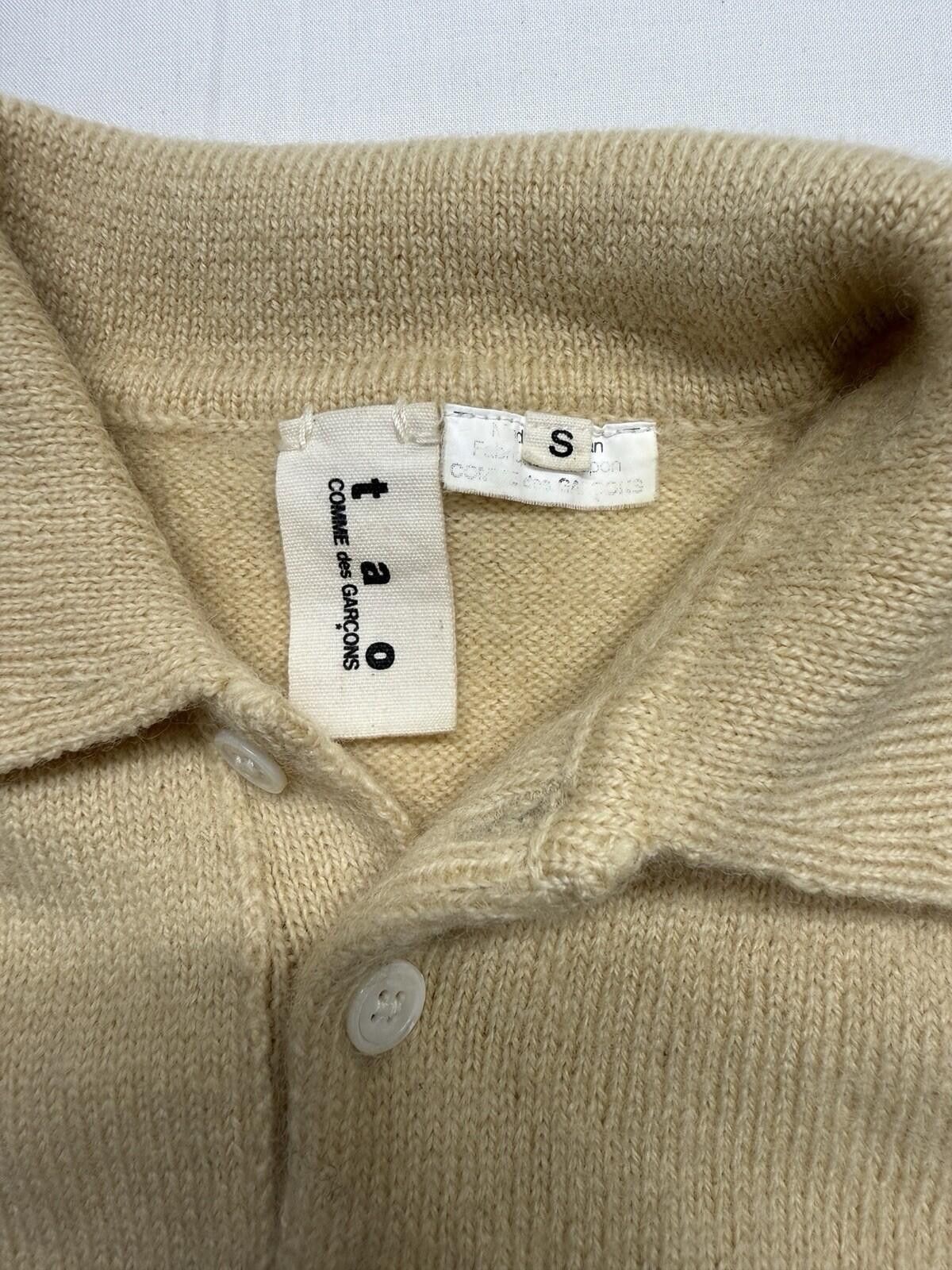 Comme des Garcons Comme De Garcons TAO Dress 100% Wool Short Sleeve Collar S Size S / US 4 / IT 40 - 6 Thumbnail
