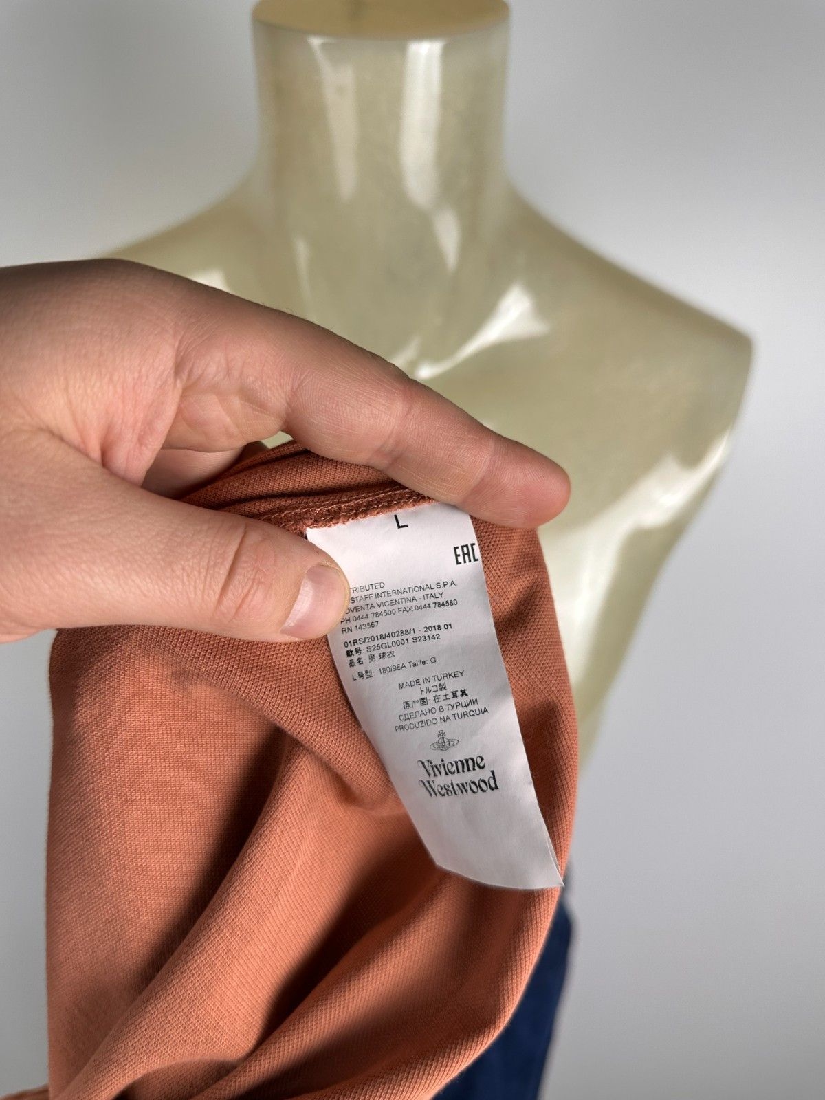 Vivienne Westwood Vivienne Westwood Polo Shirt Men’s Orange Size L Size US L / EU 52-54 / 3 - 9 Thumbnail