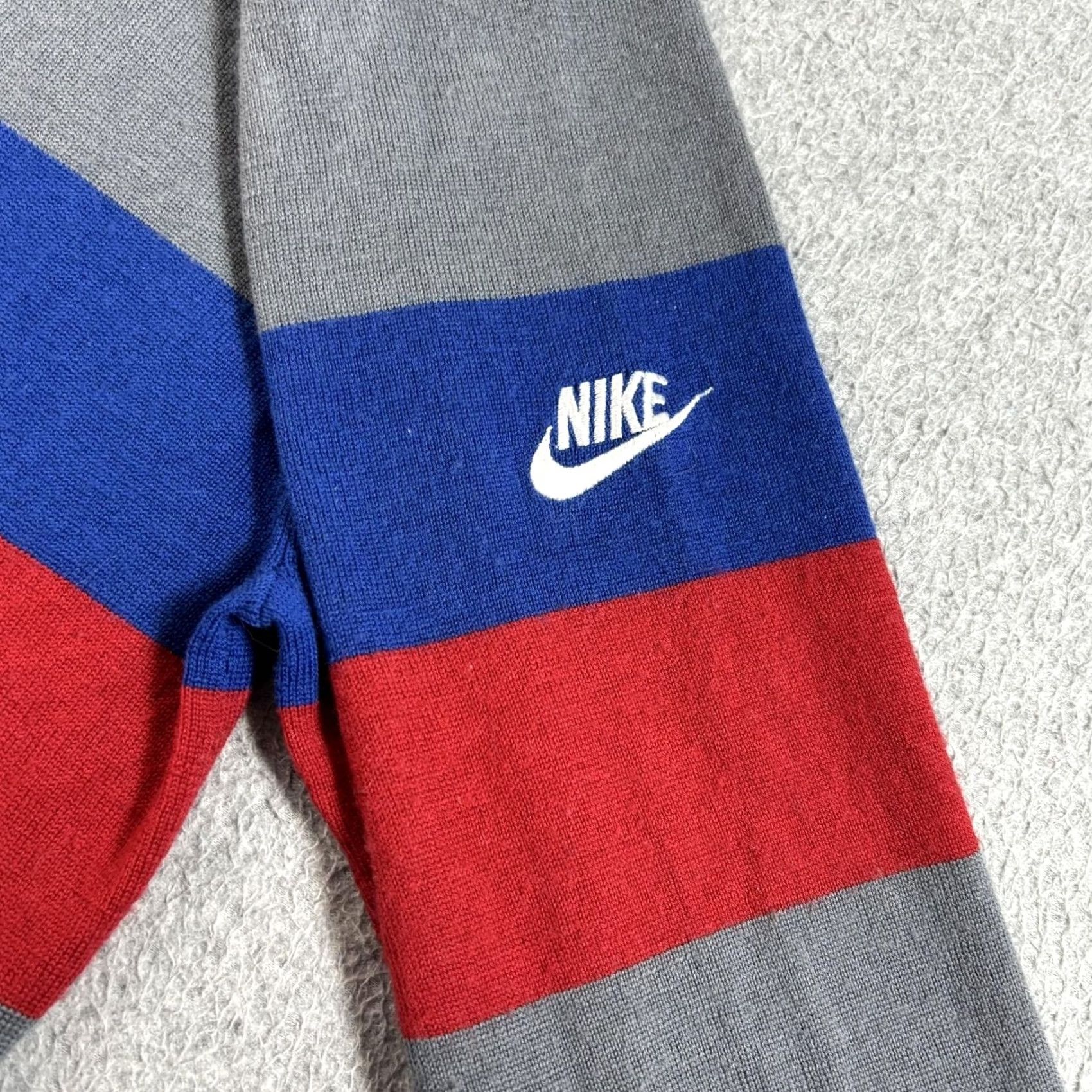 Nike Nike Cycling Merino Wool Sweater Mens Large Gray 1/4 Zip Mock Neck Pockets Bike Size US L / EU 52-54 / 3 - 7 Thumbnail