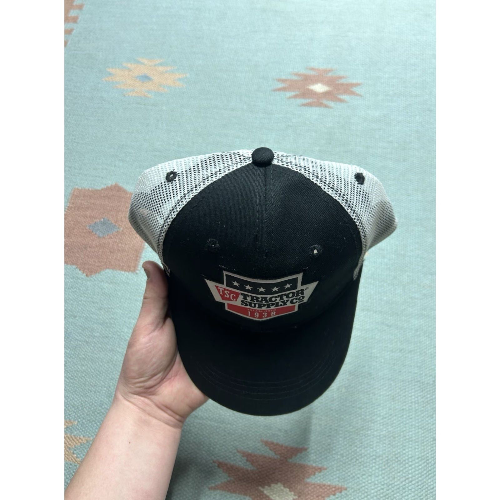 Vintage VINTAGE Tractor Supply Co Snapback Hat Cap 80th Anniversary Farm Adjustable Black NOS Men Adjustable Hat Size ONE SIZE - 3 Thumbnail