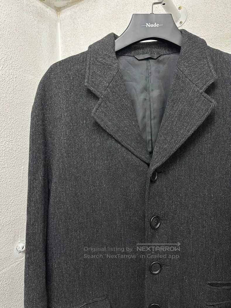 Yohji Yamamoto YOHJI YAMAMOTO Wool Coat Size L / US 10 / IT 46 - 2 Thumbnail