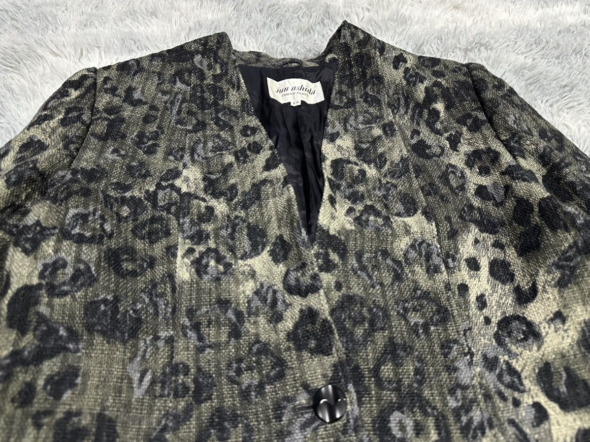 Japanese Brand 🔥Vintage Jun Ashida Leopard Blazer Jacket Size US M / EU 48-50 / 2 - 3 Thumbnail