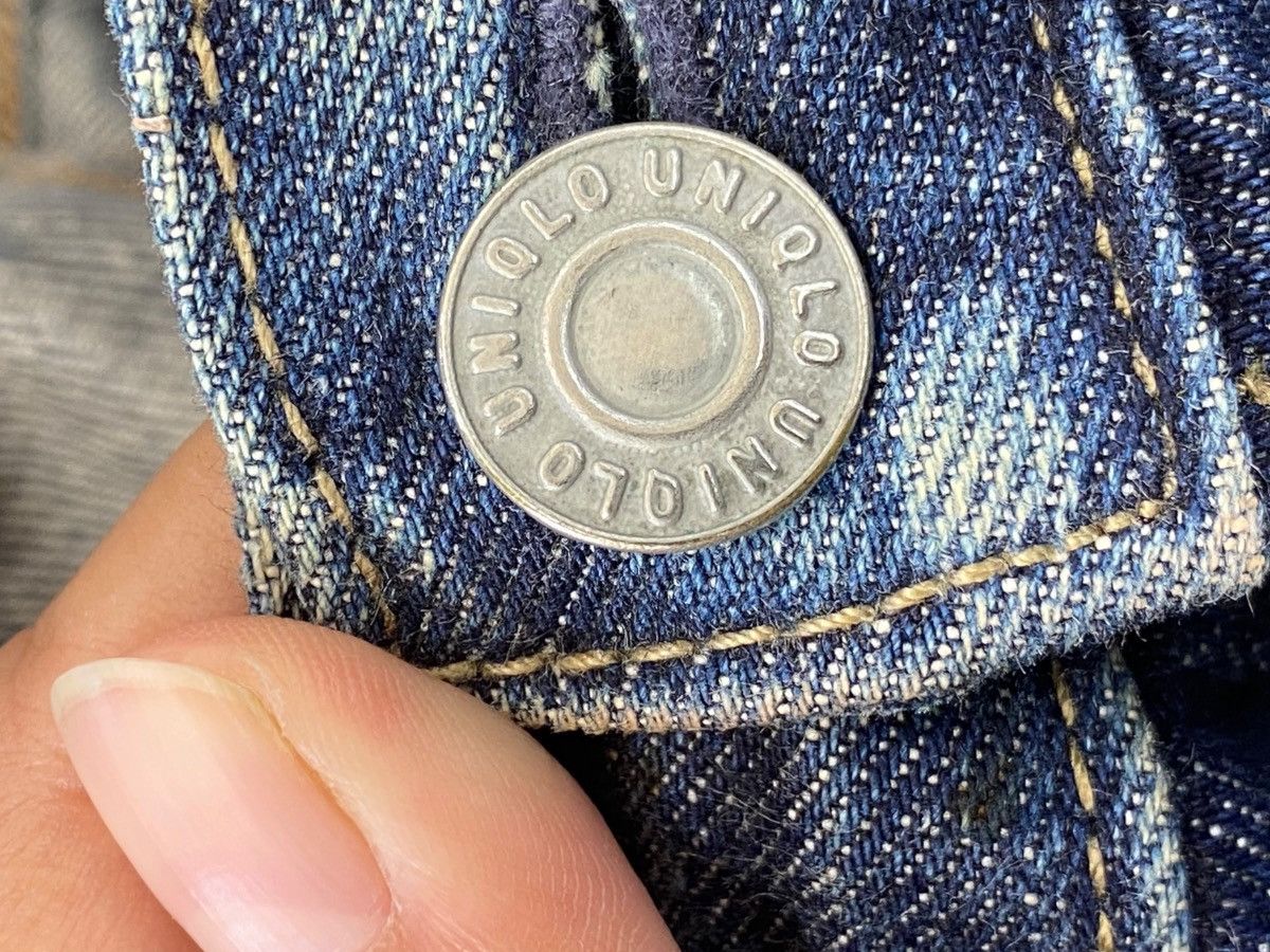 Uniqlo Uniqlo X Selvedge Faded Wash Straight Leg Jeans Size US 33 - 10 Thumbnail