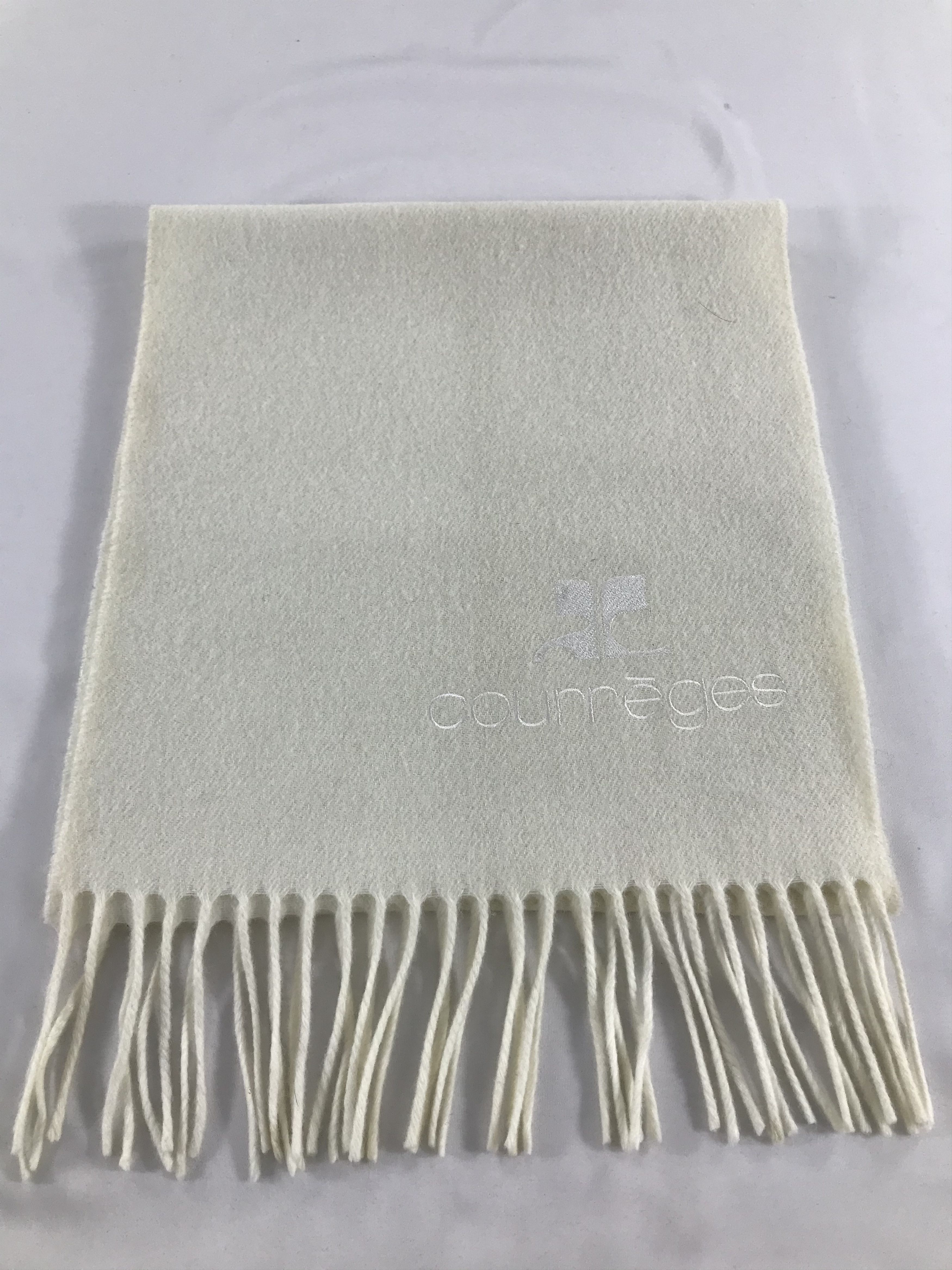 Courreges Courreges Wool Scarf Muffler V402 Size ONE SIZE - 2 Thumbnail