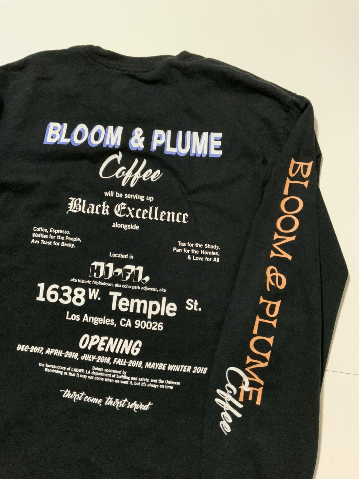 Other Bloom Plume Coffee Black Excellence Los Angeles T-Shirt Size US L / EU 52-54 / 3 - 4 Thumbnail