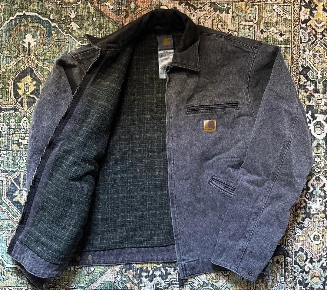 Carhartt Size L - NEW AUTHENTIC Carhartt "Detroit" Workwear Jacket Size US L / EU 52-54 / 3 - 2 Thumbnail
