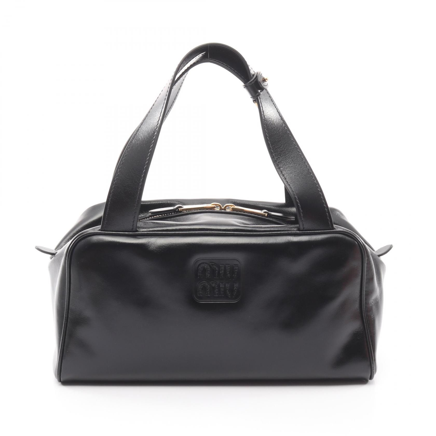 Miu Miu Miu Miu Miu Miu SOFTY SHINE Leather Handbag Leather Handbag 5BB182 DUTY FREE for USA Size ONE SIZE - 1 Thumbnail