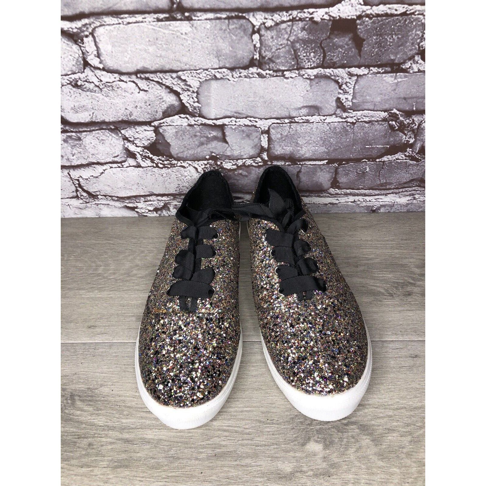 Other Torrid Colorful Glitter Lace Up Low Top Sneakers Shoes Women Size US 10 / IT 40 - 11 Thumbnail