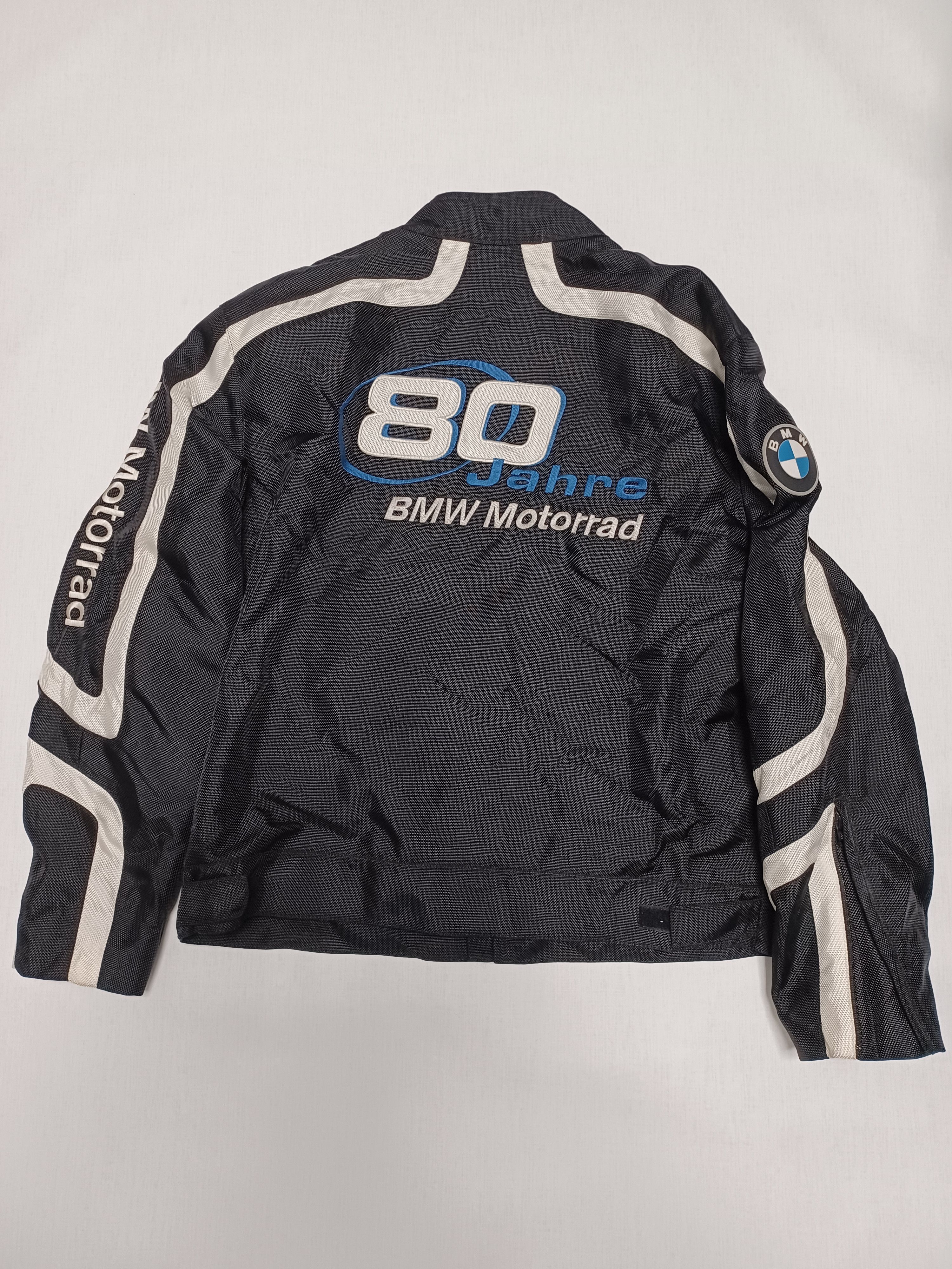 image of Bmw Motorrad 2003 Vintage Motojacket Biglogo With Defend in Black, Men's (Size Large)