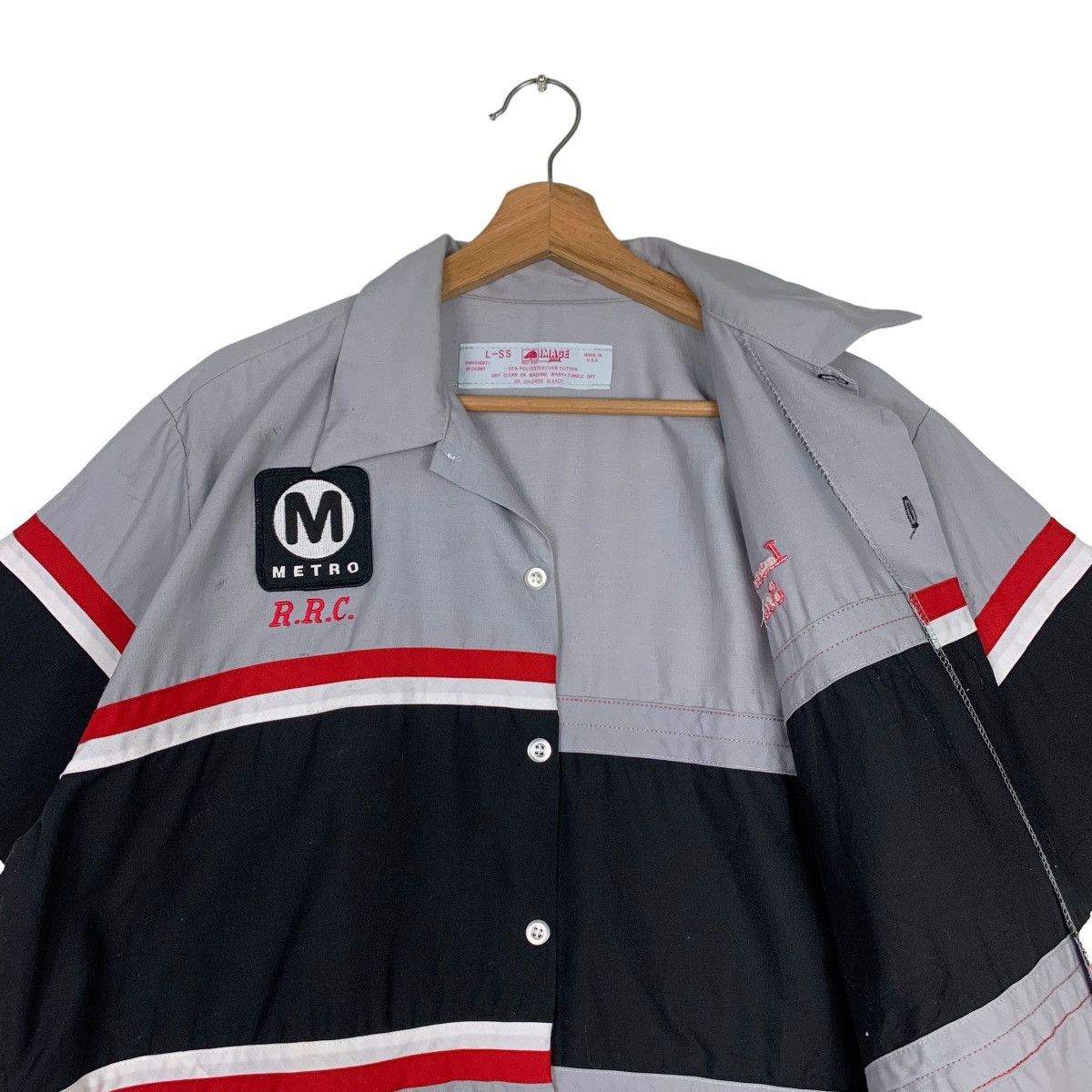 Red Kap RED KAP Made In Usa Colorblock Work Shirt #0354-C16 Size US L / EU 52-54 / 3 - 11 Thumbnail