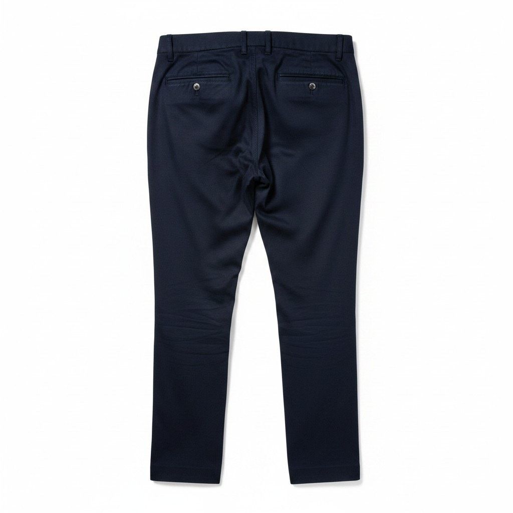 Other True Classic Men's 34x30 Navy Flat Front Stretch Work Pants Size US 34 / EU 50 - 2 Thumbnail