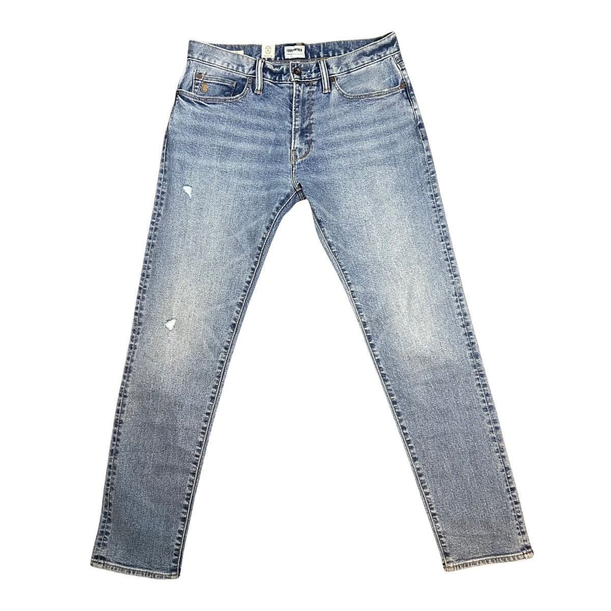 Todd Snyder Todd Snyder New York Blue Slim Fit Stretch Denim Jeans 32x32 Size US 32 / EU 48 - 1 Thumbnail