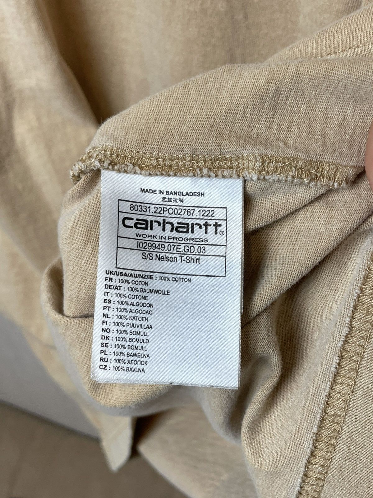 Carhartt Wip Vintage Carhartt WIP T-shirt Size US L / EU 52-54 / 3 - 8 Thumbnail