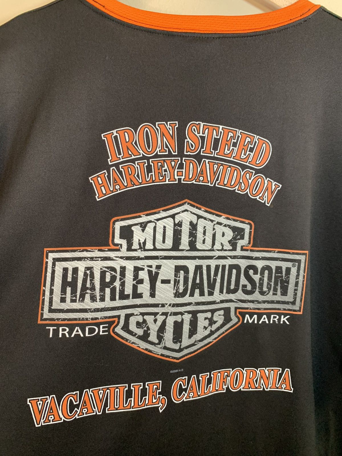 Harley Davidson × Vintage *RARE* Vintage Harley Davidson Jersey Athletic Biker T-Shirt Size US XXL / EU 58 / 5 - 4 Thumbnail