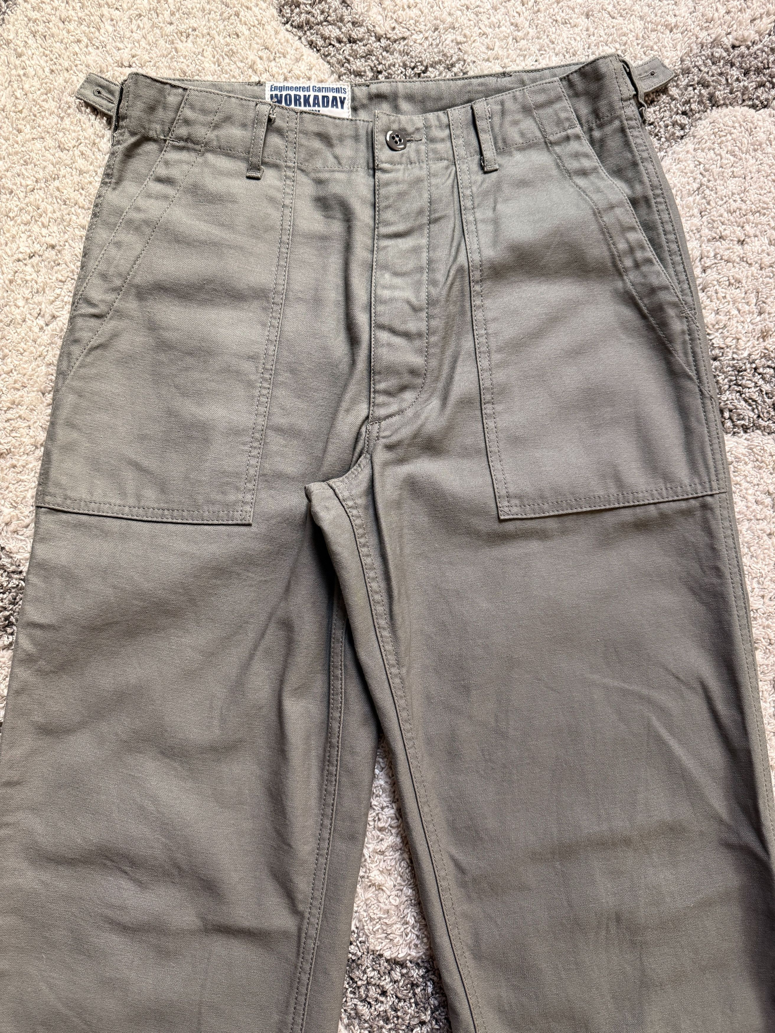 Engineered Garments × Japanese Brand Fatigue Trousers - Greyish Olive Size US 30 / EU 46 - 3 Thumbnail
