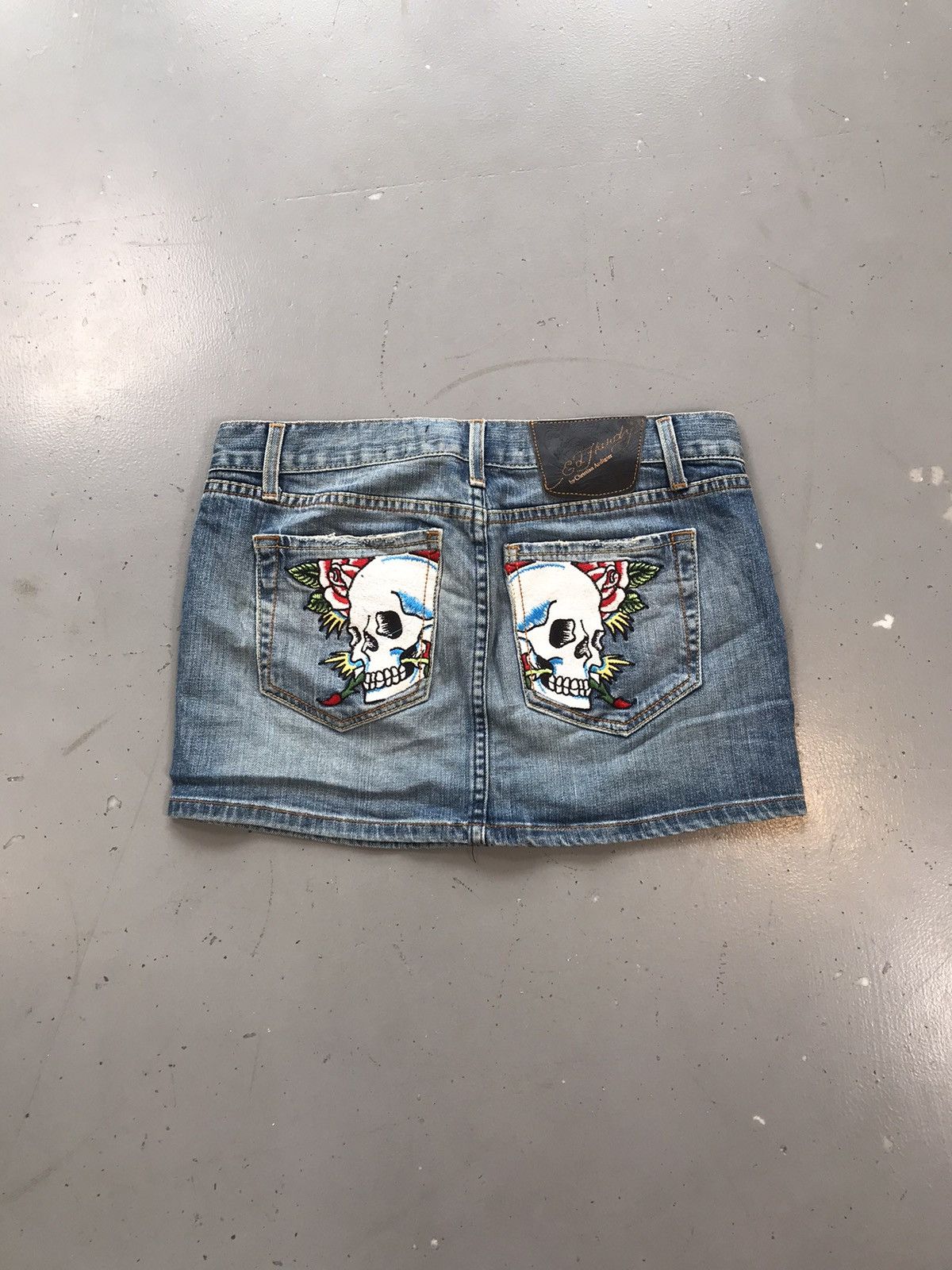 Ed Hardy × Vintage Vintage Edhardy Japanese embroidered skirt Size 32" / US 10 / IT 46 - 1 Thumbnail