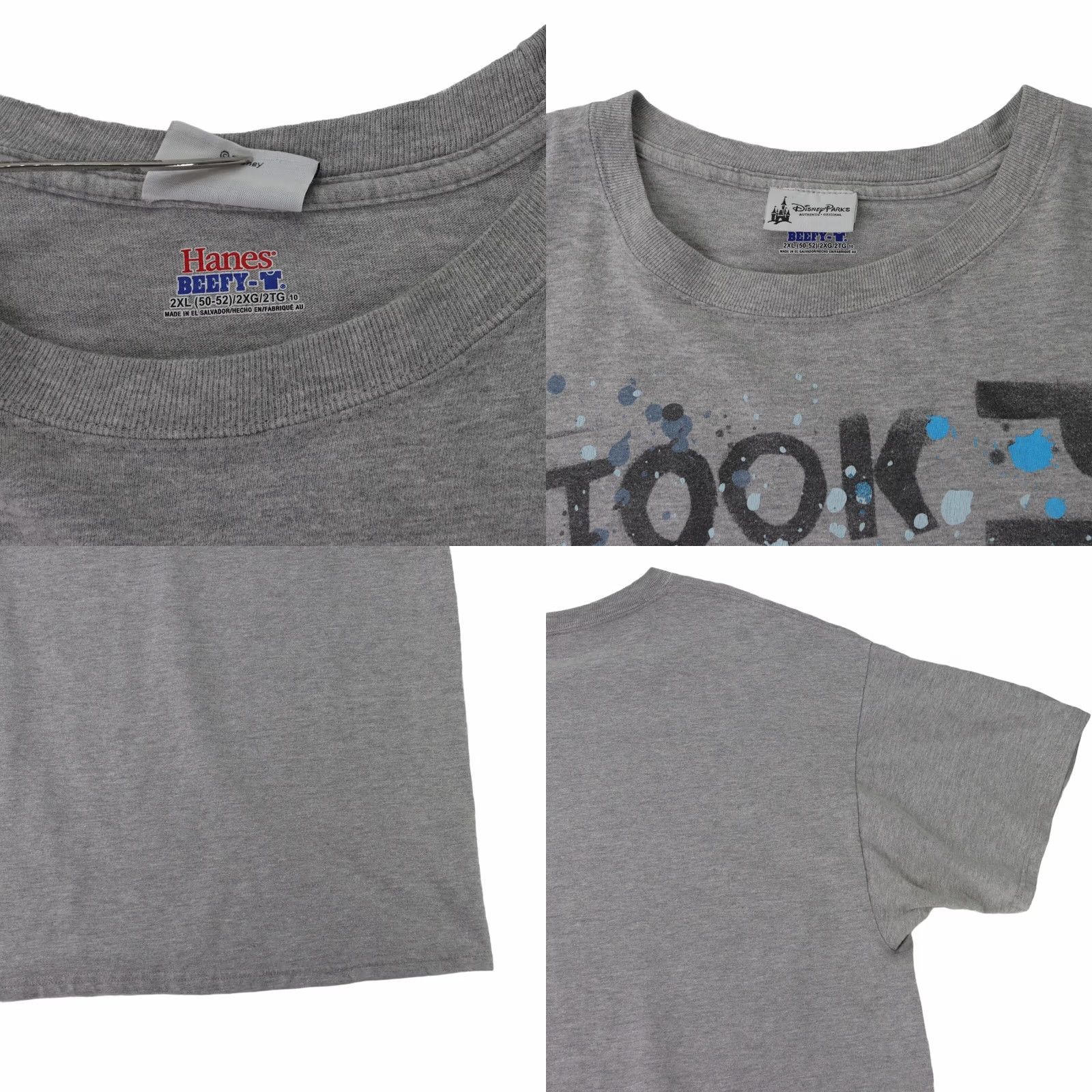 Disney DISNEY PARKS T-Shirt 2XL I RODE SPLASH MOUNTAIN AND ALL I GOT WAS SOAKED Vtg Mens Gray Size US XXL / EU 58 / 5 - 8 Thumbnail