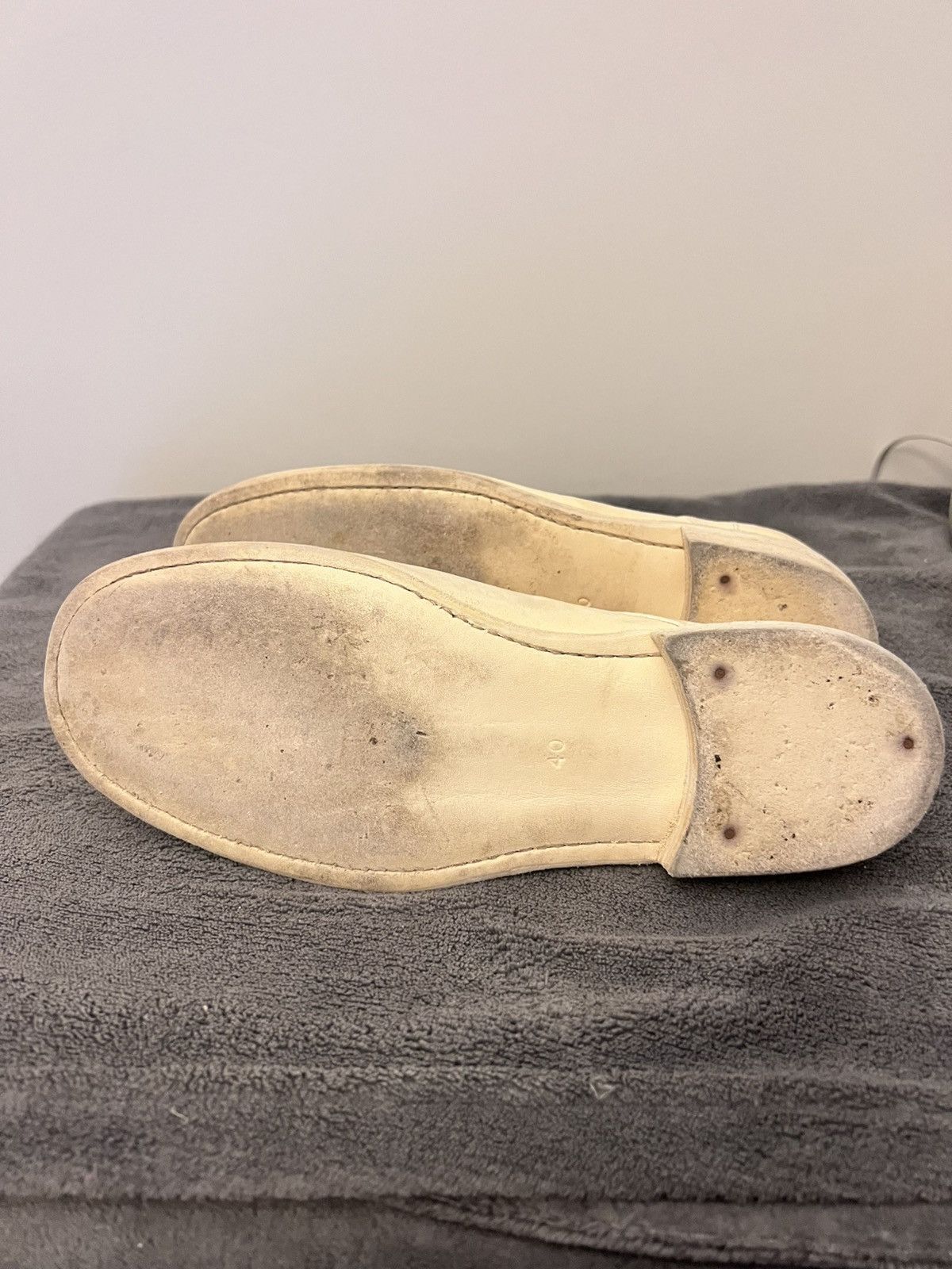Guidi Guidi Suede white shoes Size US 7 / EU 40 - 4 Thumbnail