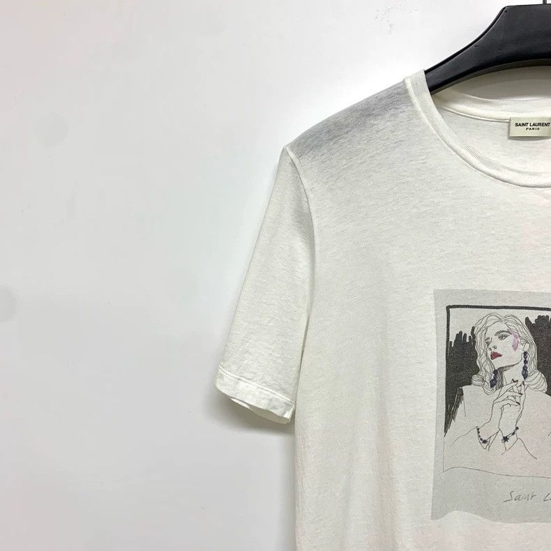 Saint Laurent Paris saint Laurent parisPrinted short-sleeved T-shirt 2503-Next Size US M / EU 48-50 / 2 - 5 Thumbnail