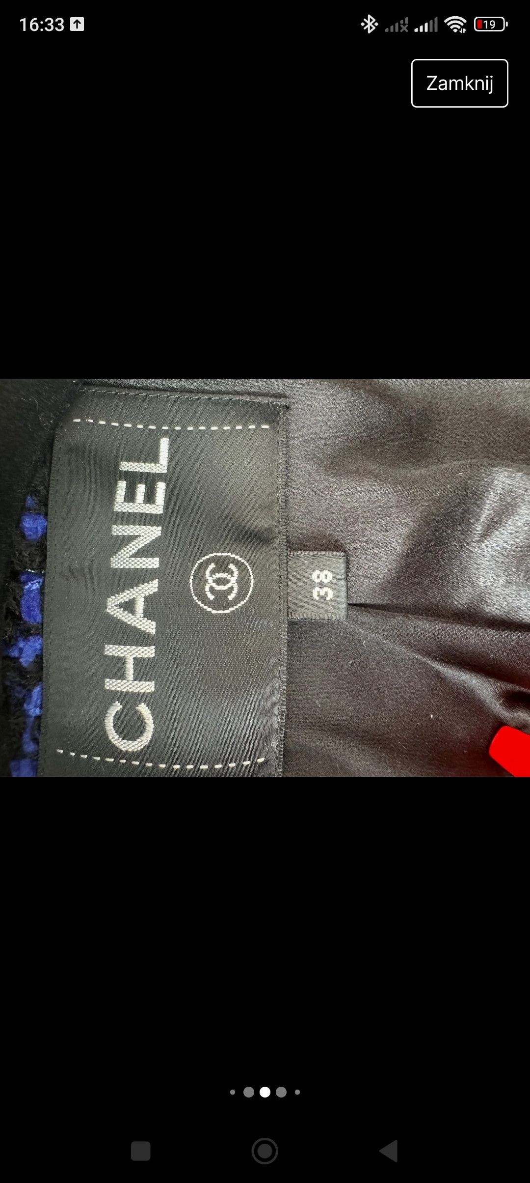 Chanel Chanel 2022 tweed blue navy coat Size S / US 4 / IT 40 - 3 Thumbnail