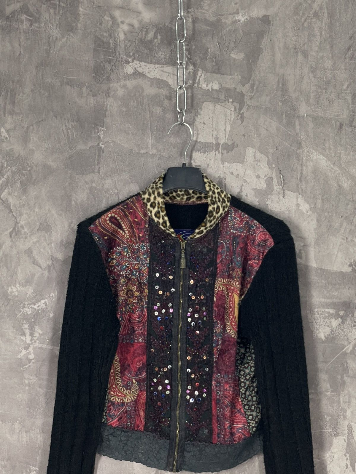 Hysteric Glamour × If Six Was Nine × Vintage Y2K Punk Zipper Long Sleeve T-Shirt Hysteric Glamour Style Size M / US 6-8 / IT 42-44 - 2 Thumbnail