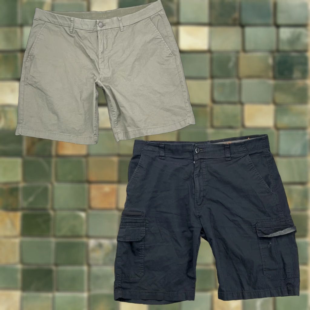 English Laundry VINTAGE Cargo Utility Shorts Lot (2) Men's 36 Mix Brand Hiking Academia Camping Outdoors Size US 36 / EU 52 - 1 Thumbnail