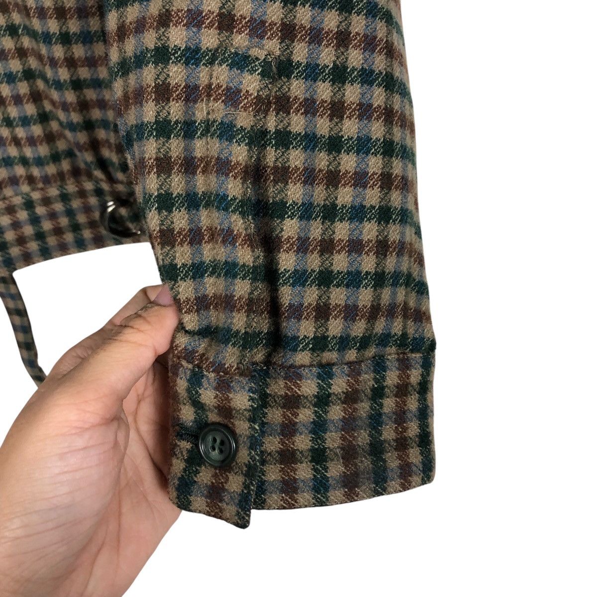 Japanese Brand 📌Vintage Bomber Jacket Parienne Tartan Check Issey Miyake Size US M / EU 48-50 / 2 - 16 Thumbnail