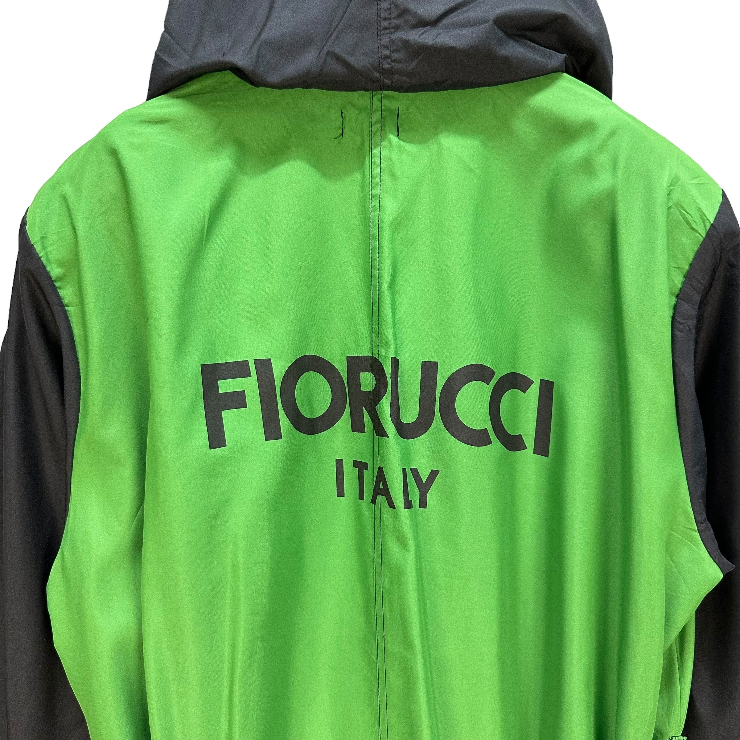 Fiorucci FLORUCCI Big Logo Detachable Hooded Green Overcoat #A45-1042 Size ONE SIZE - 2 Thumbnail