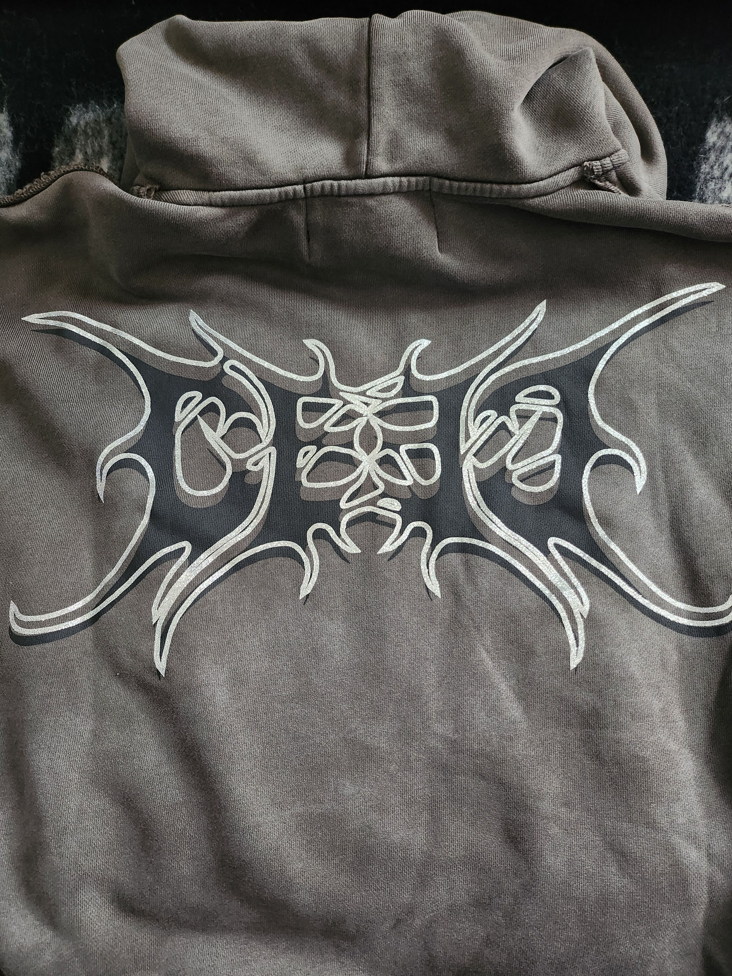 Other CEEC Glitter Layered Logo Print Distressed Hoodie Size US M / EU 48-50 / 2 - 6 Thumbnail