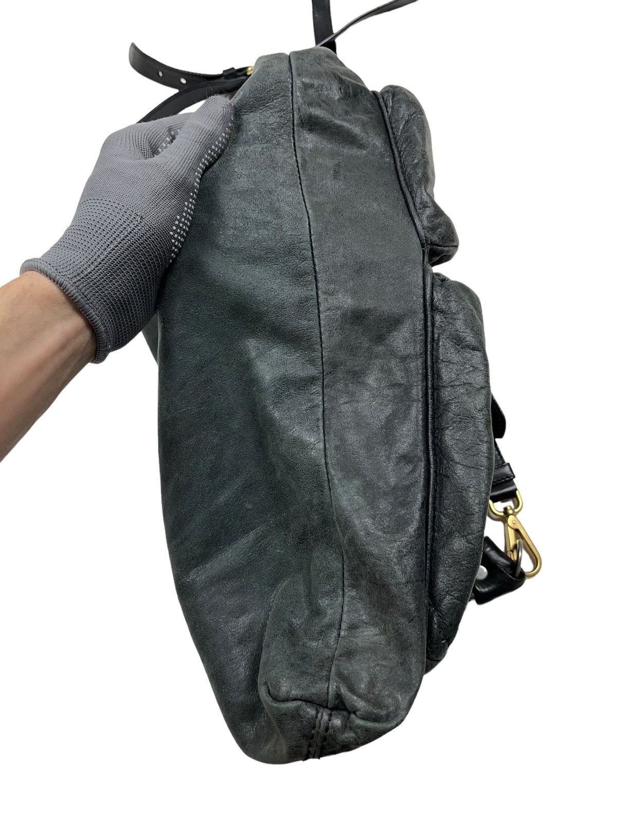 Dolce & Gabbana Dolce & Gabbana Archival Leather Bag Multi Pocket Size ONE SIZE - 8 Thumbnail