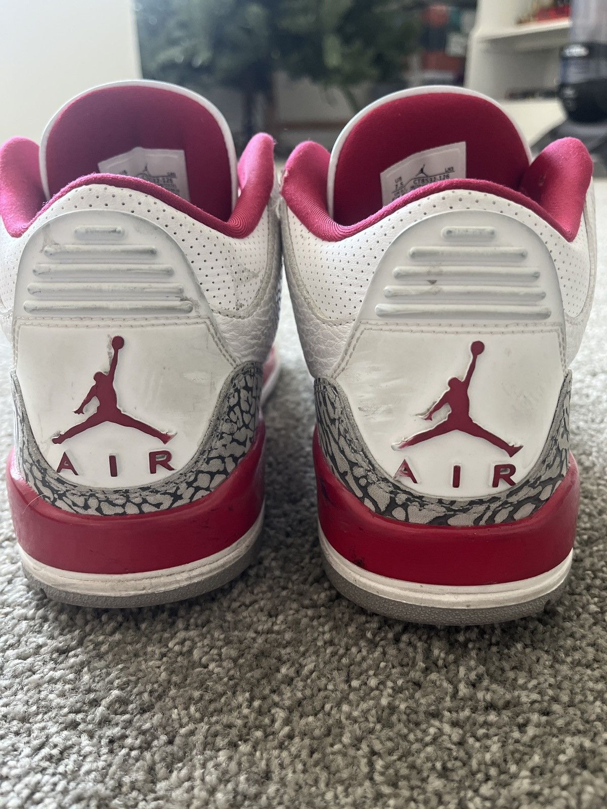 Jordan Brand Jordan 3 red cardinal Size US 7.5 / EU 40-41 - 3 Thumbnail