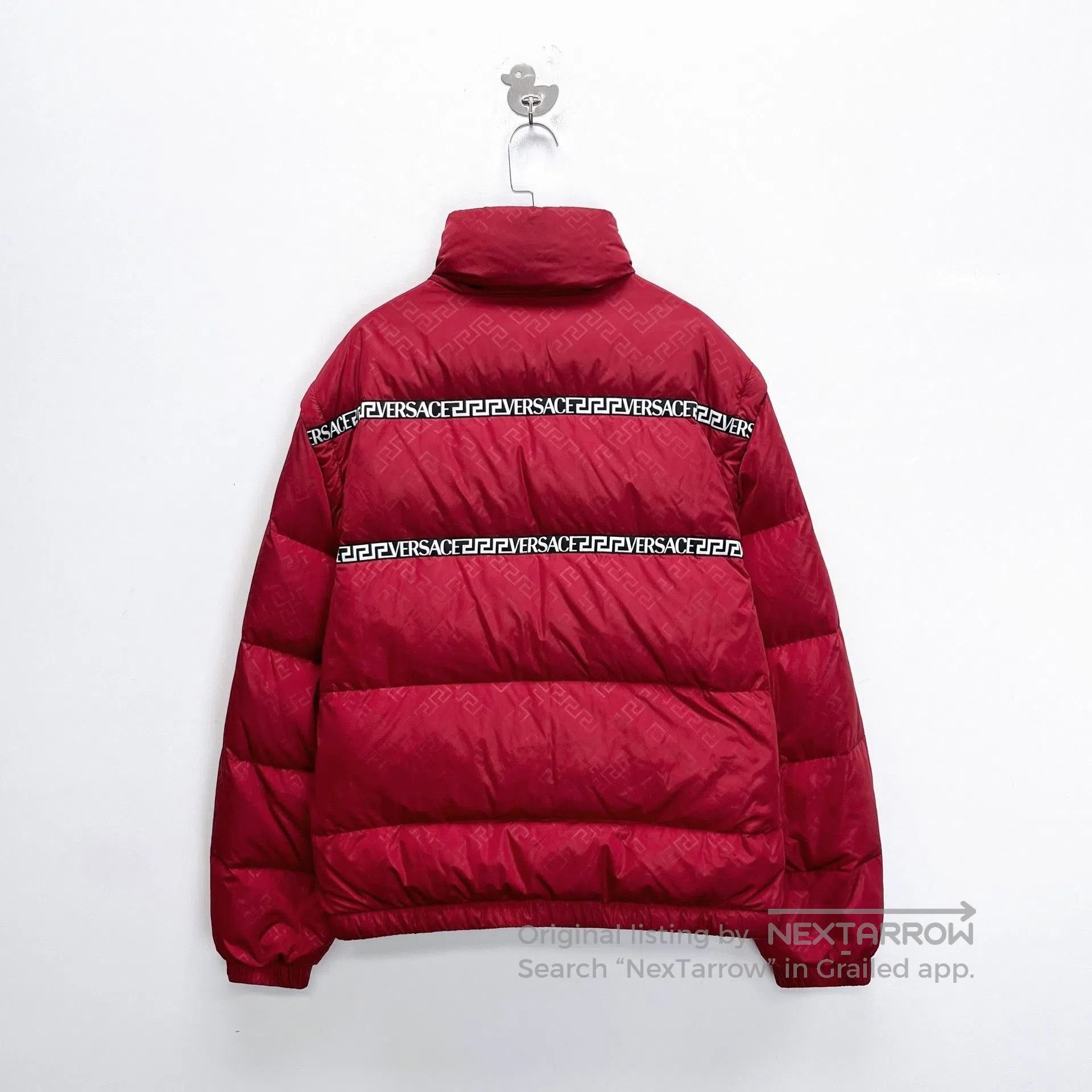 Versace Versace Greek Key Logo Detachable Sleeve Down Jacket. Size US M / EU 48-50 / 2 - 2 Thumbnail