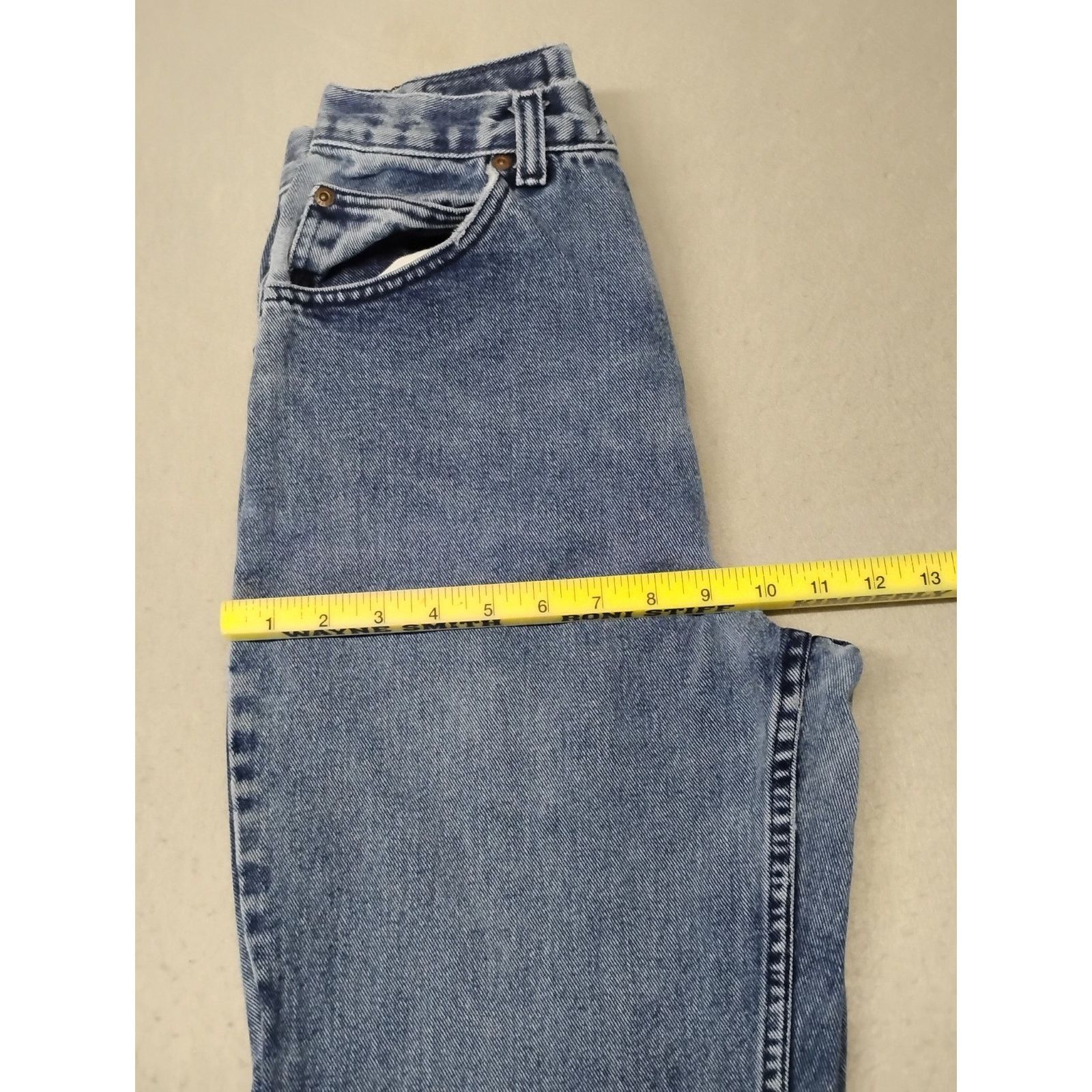 St. Johns Bay Saint Johns Bay (8) Womens Vintage Straight Blue Denim Jeans Size 30" / US 8 / IT 44 - 6 Thumbnail