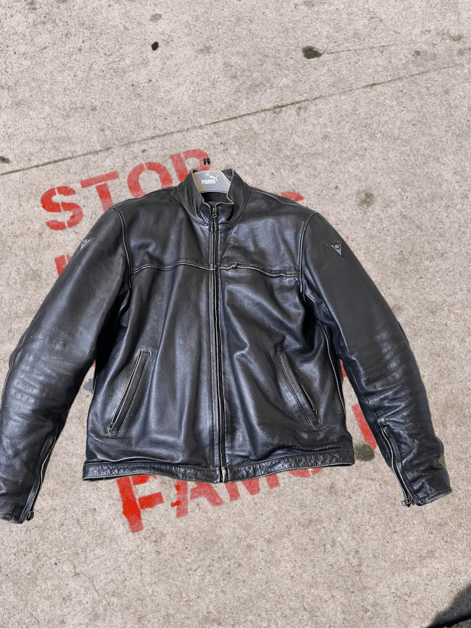 Vintage MOTO Vintage Black Leather Jacket REV'IT! Streetwear Size US XL / EU 56 / 4 - 1 Thumbnail