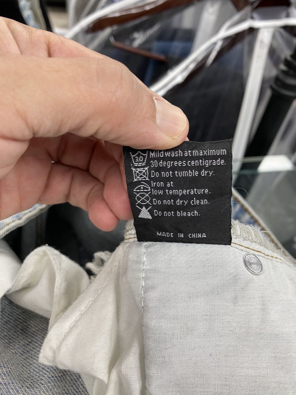 Who Decides War Who Decides War stained glass denim jeans 36 authentic Size US 36 / EU 52 - 15 Thumbnail