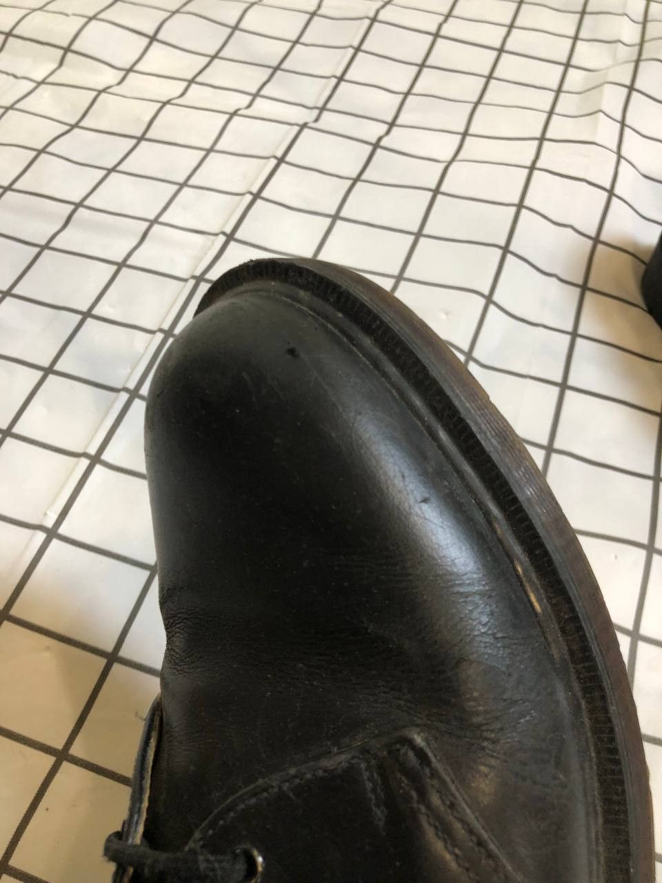 Dr. Martens Dr Martens Vintage Cut Out Mid Calf Black Leather Suede Size US 9 / EU 42 - 6 Thumbnail