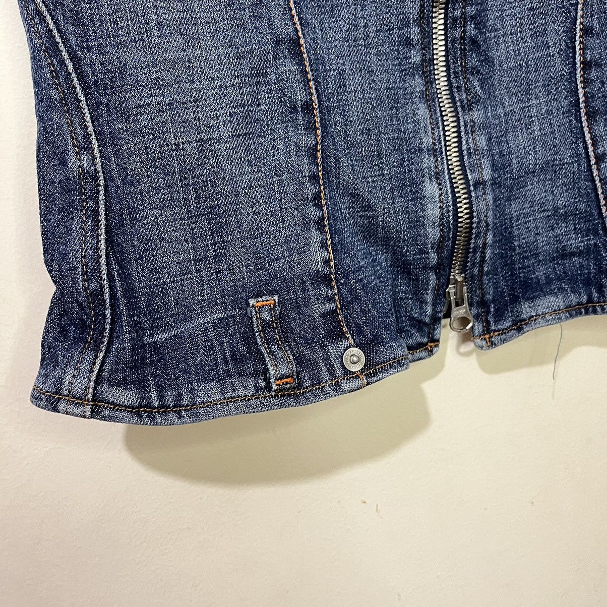 Walter Van Beirendonck W&LT Walter Van Beirendonck Strapless Denim Bustier Corset Size XS / US 0-2 / IT 36-38 - 5 Thumbnail