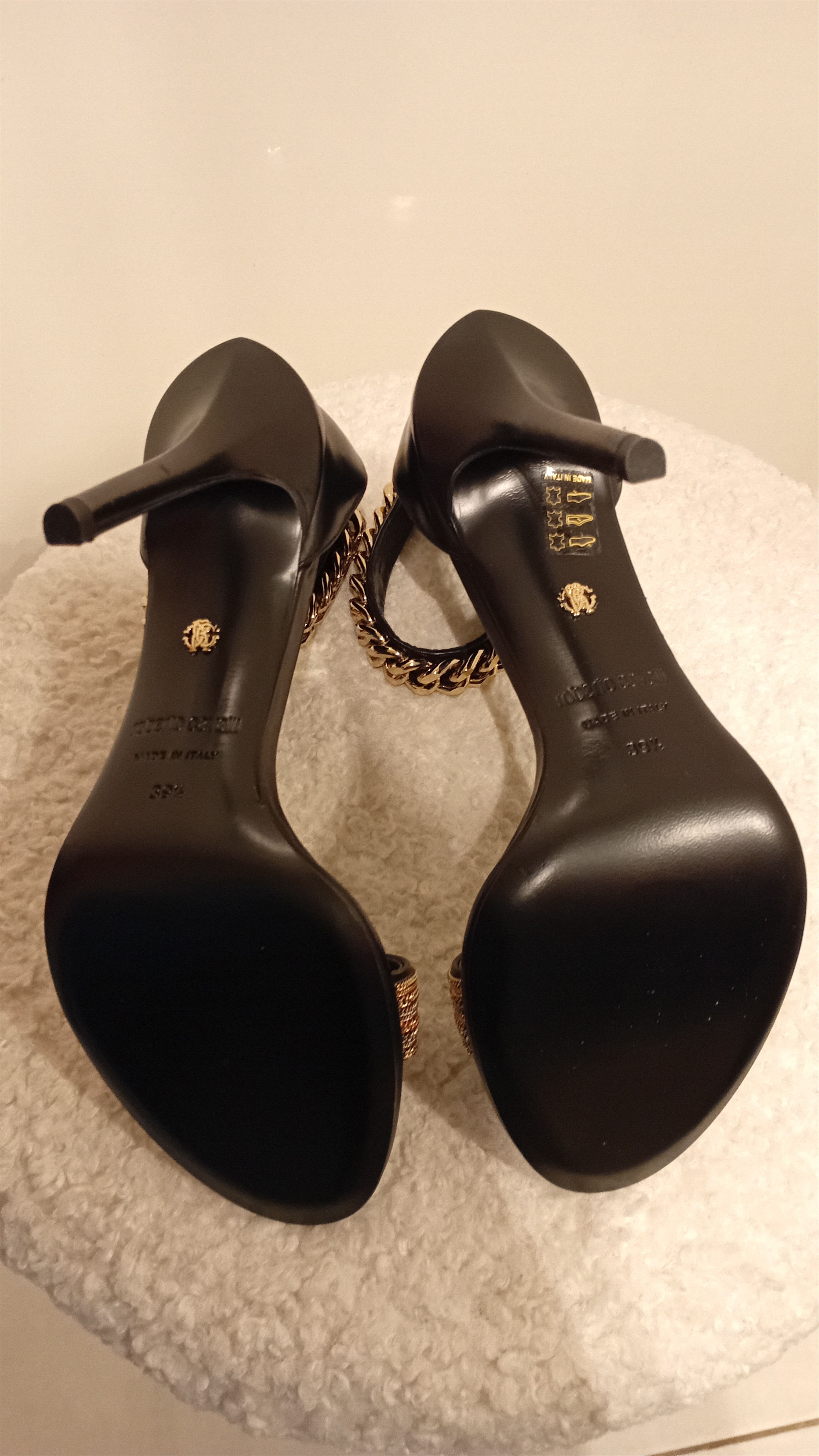 Roberto Cavalli Sandales à talons Size US 8.5 / IT 38.5 - 3 Thumbnail