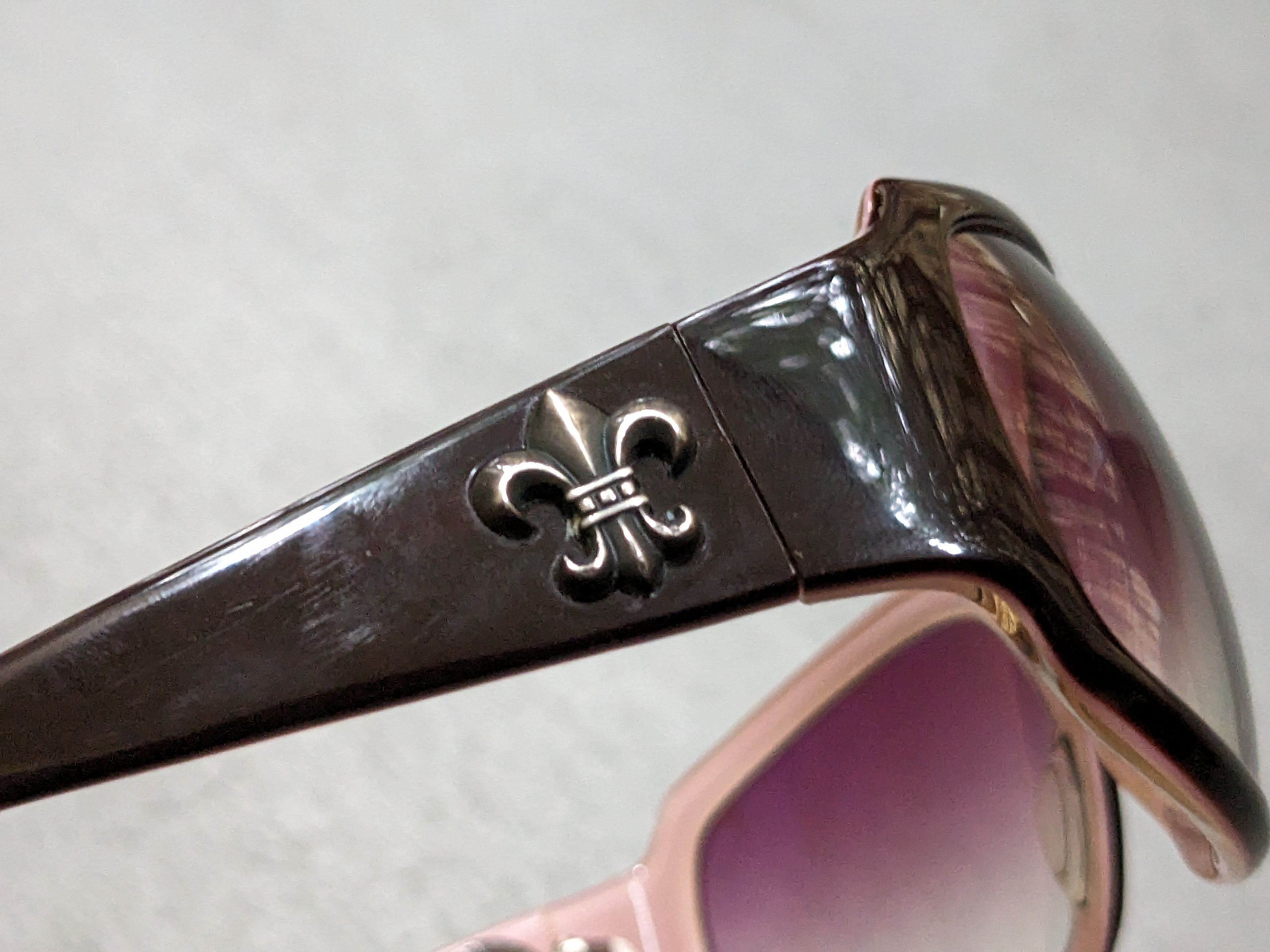 Chrome Hearts Chrome Hearts MAX Sunglasses Pink Brown Oval Oversized Size ONE SIZE - 4 Thumbnail