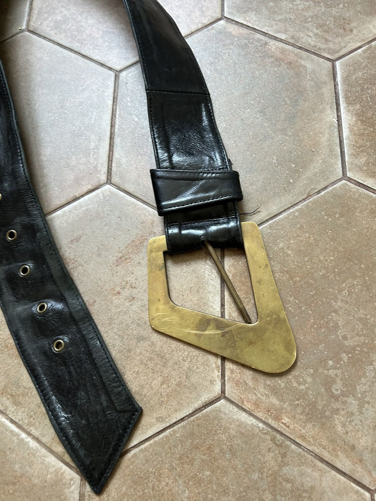 Other Vintage leather belt Size ONE SIZE - 5 Thumbnail