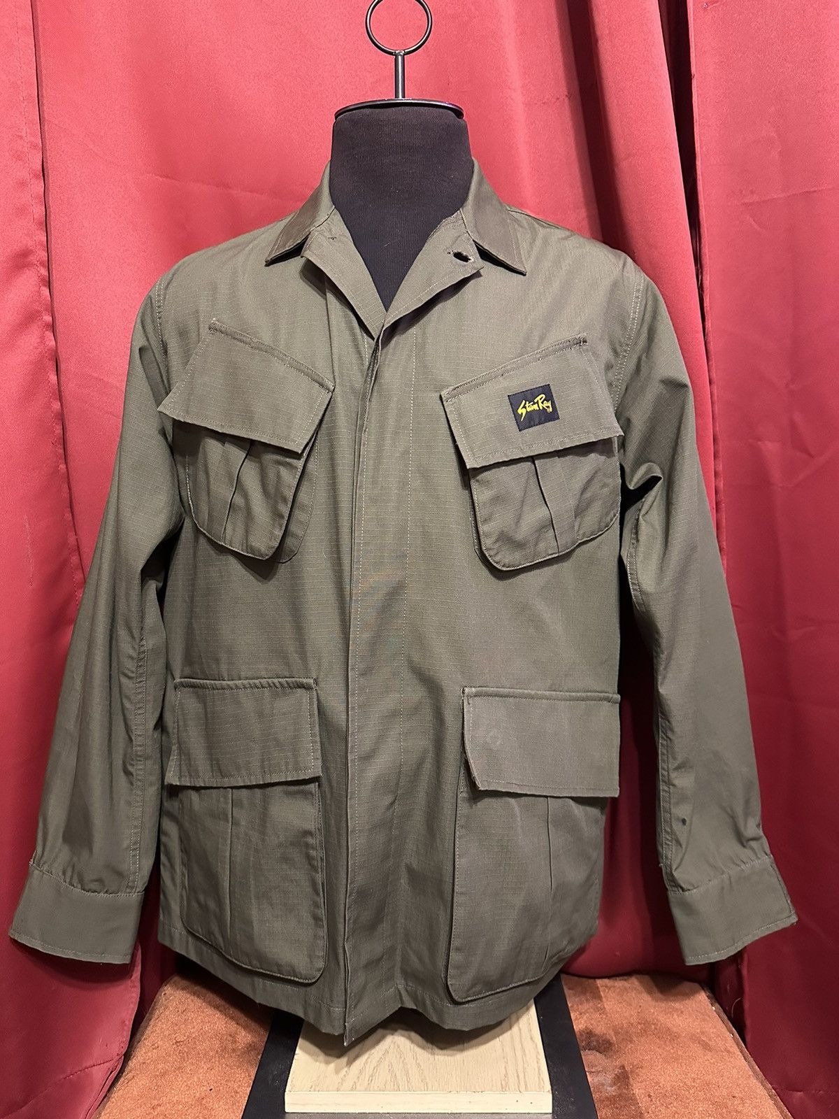 Stan Ray Stan Ray Military Shirt Jacket Olive Workwear Grail Size US L / EU 52-54 / 3 - 1 Thumbnail