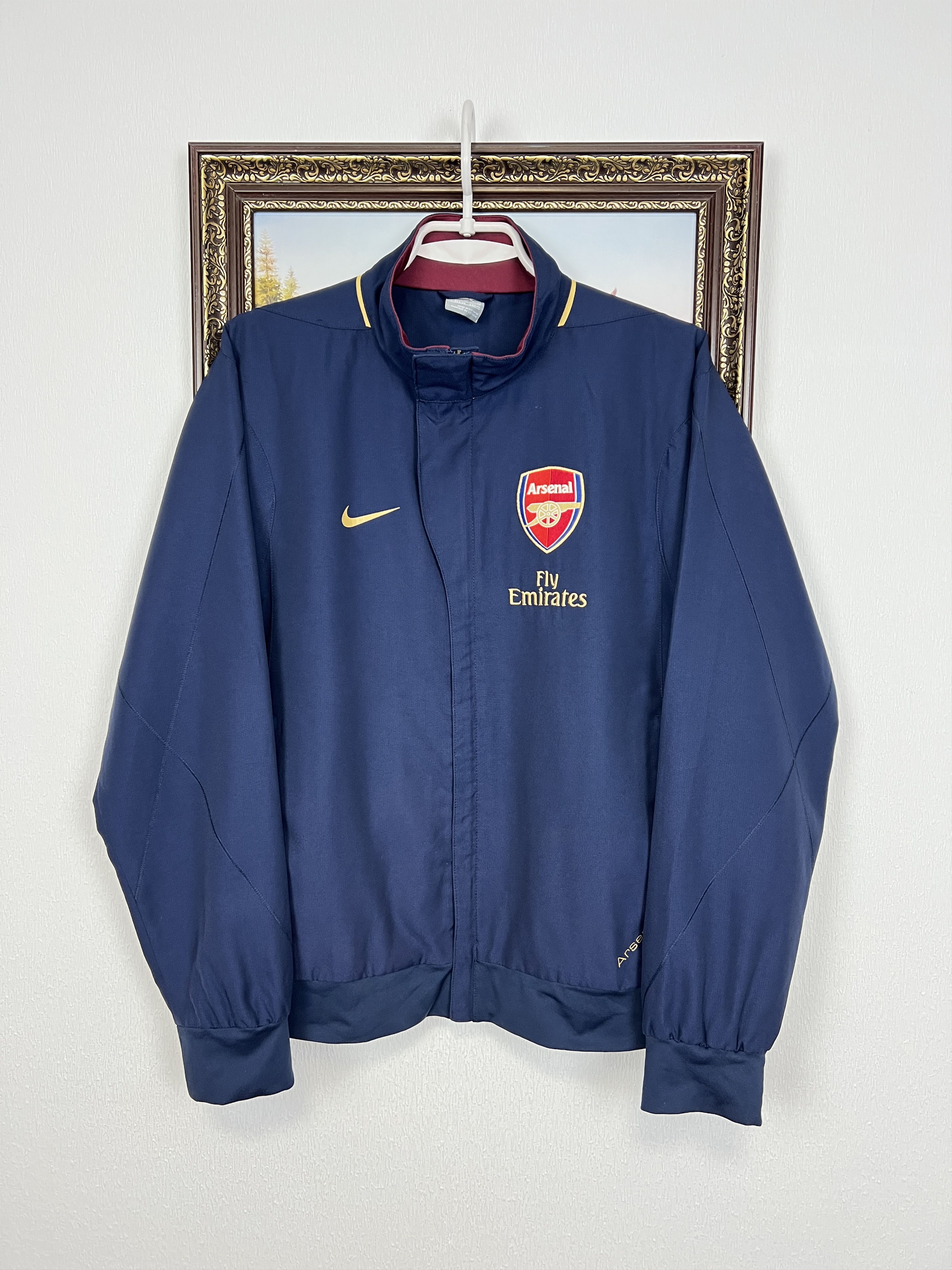 Nike Vintage Nike Arsenal Football Jacket Soccer Track Top Size US S / EU 44-46 / 1 - 1 Thumbnail