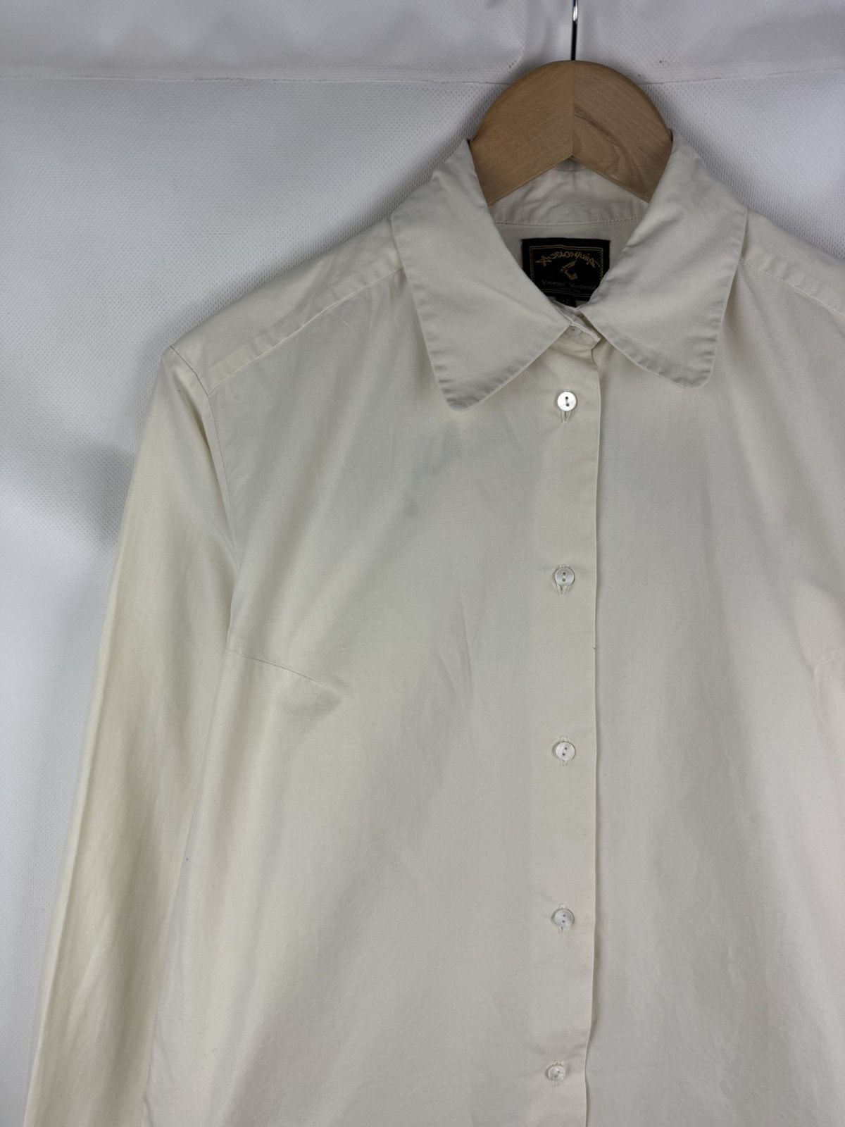 Vivienne Westwood Vivienne Westwood Anglomania L/S Big Logo Button Up Shirt Size L / US 10 / IT 46 - 4 Thumbnail