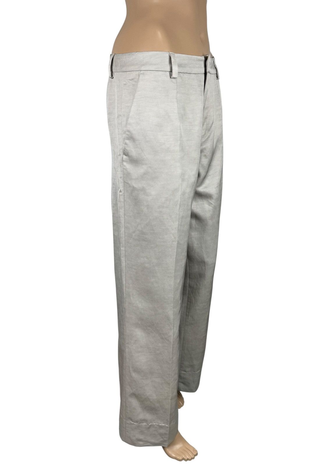 Misbhv MISBHV Linen-Cupro Dress Pants Wide Leg size L Size 36" / US 14 / IT 50 - 3 Thumbnail