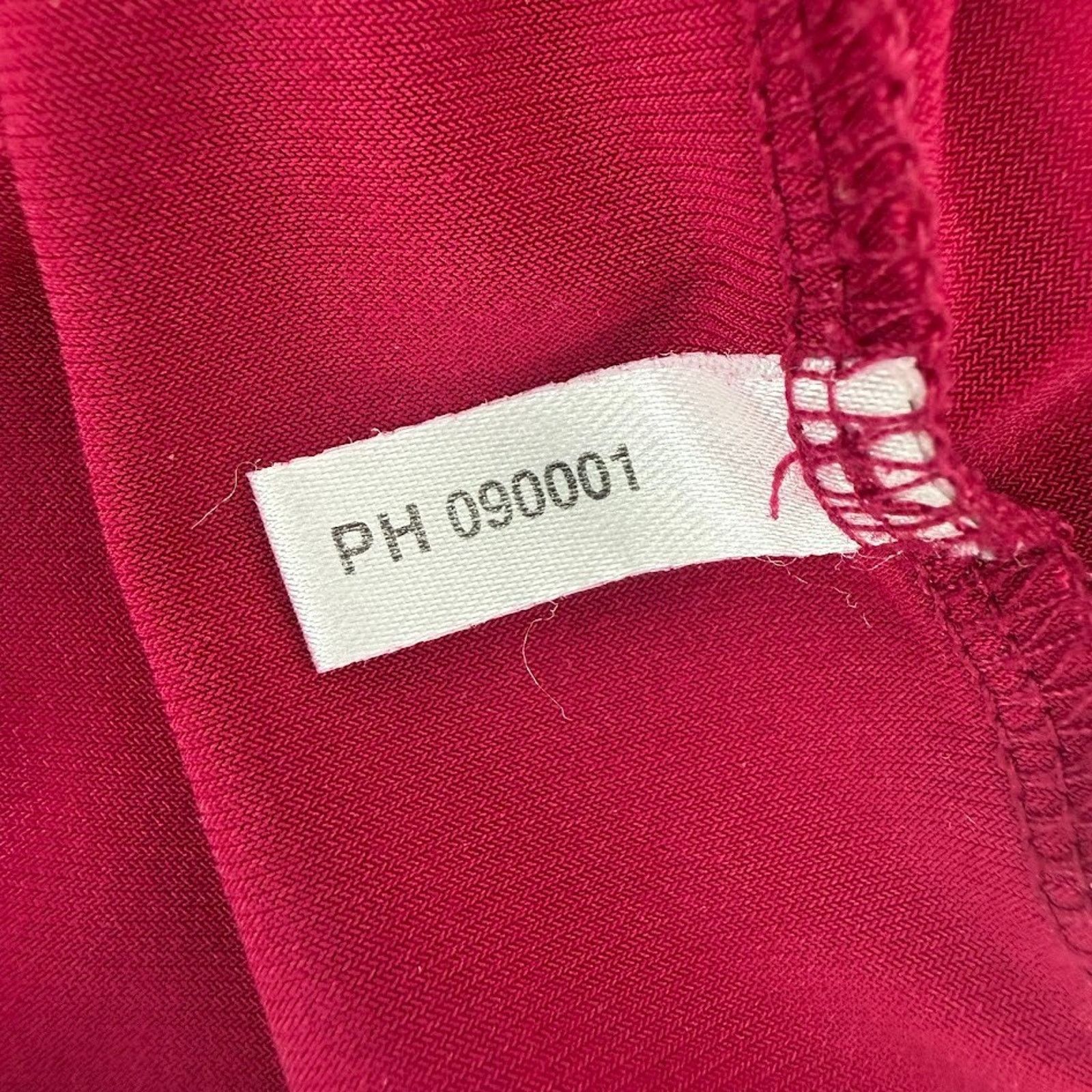 & Other Stories Red draped blouse ruched sides medium Size M / US 6-8 / IT 42-44 - 6 Thumbnail