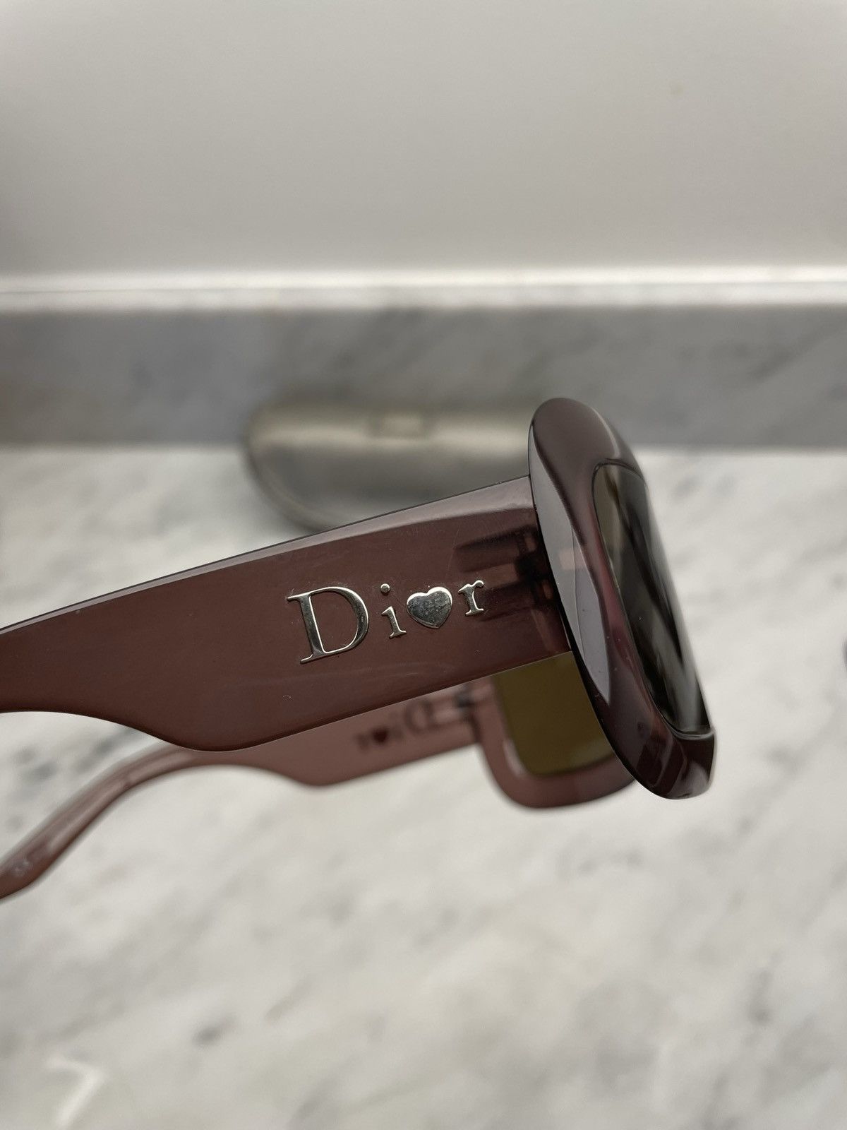 Dior Dior Xtralight 🔥 sunglasses beige with logo heart Size ONE SIZE - 5 Thumbnail