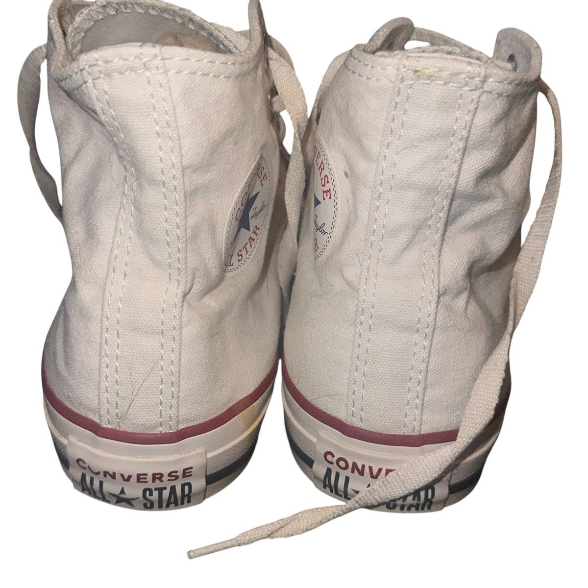 Converse Converse Chuck Taylor All Star white high top sneakers Size US 6 / IT 36 - 3 Thumbnail